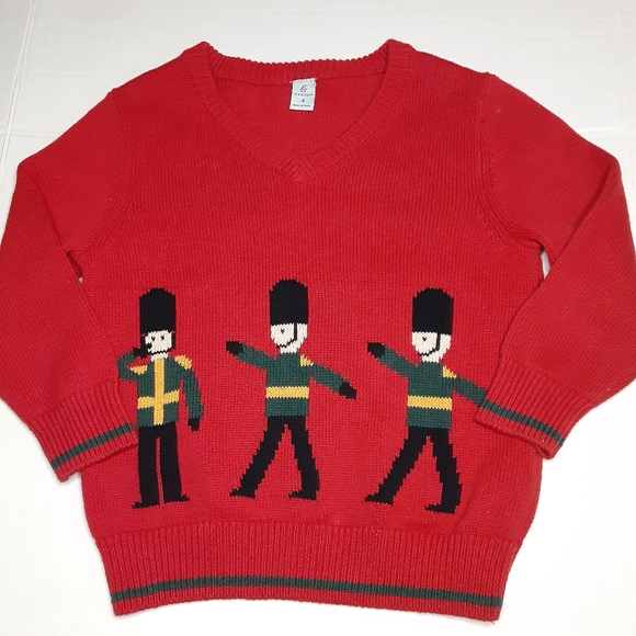 Class Club Christmas sweater red size 4 - Picture 1 of 4